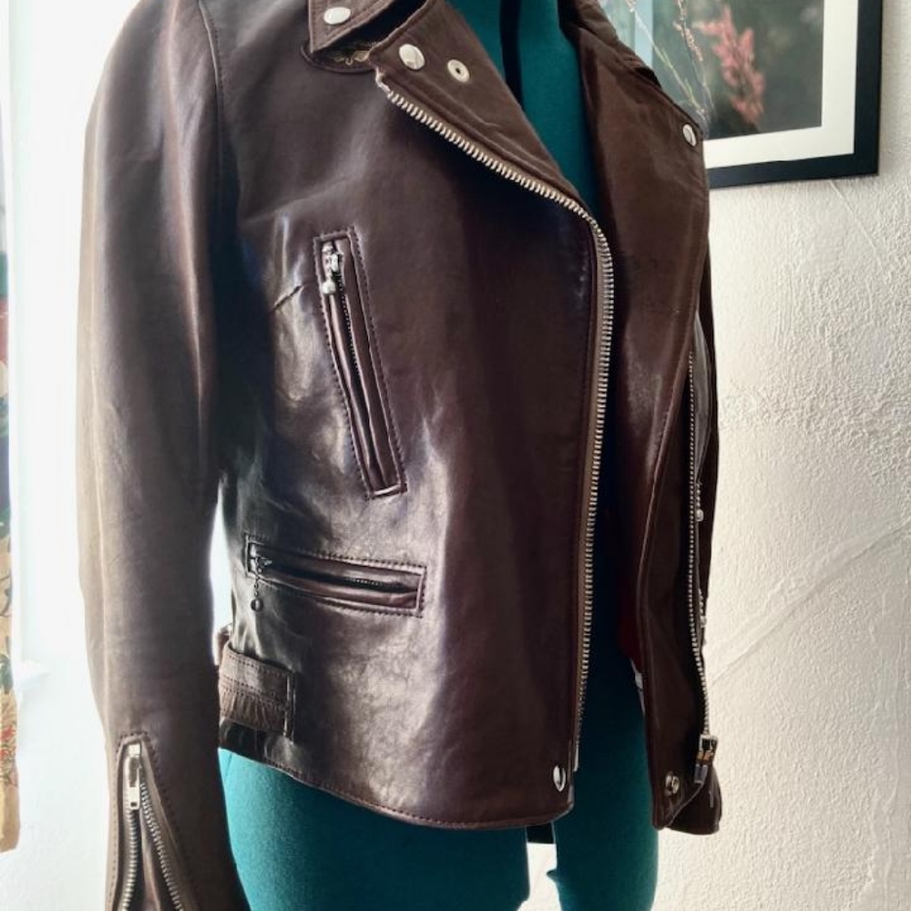 Lewis Leathers Aviakit Women's Brown Leather Jacket (36, UK - equiv. to US 6) - Picture 2 of 5